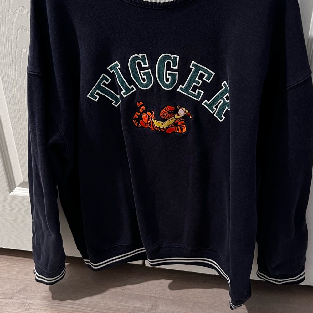 Disney Women's Black Tigger Sweater
